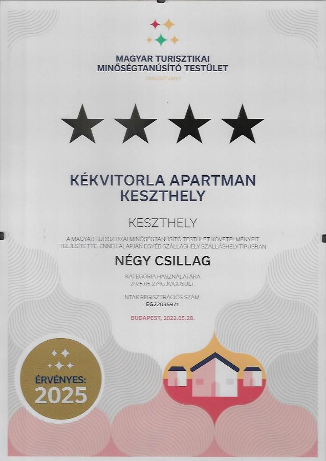 Kékvitorla Apartman Keszthely Exterior foto
